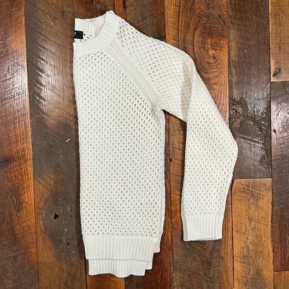 ABLE Cream Open Knit Cotton Sweater Women’s XS - Picture 9 of 9